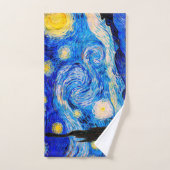 De Sterrennacht van Vincent Van Gogh Bad Handdoek (Handdoek)