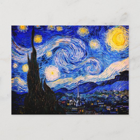 De Sterrennacht van Vincent Van Gogh Briefkaart (Voorkant)