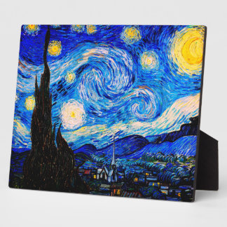 De Sterrennacht van Vincent Van Gogh Fotoplaat