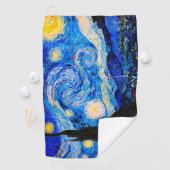 De Sterrennacht van Vincent Van Gogh Golfhanddoek (Insitu)