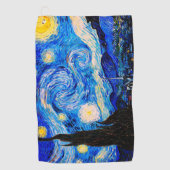 De Sterrennacht van Vincent Van Gogh Golfhanddoek (Voorkant)