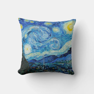 De sterrennacht van Vincent Van Gogh Kussen