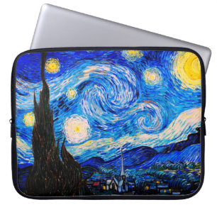 De Sterrennacht van Vincent Van Gogh Laptop Sleeve