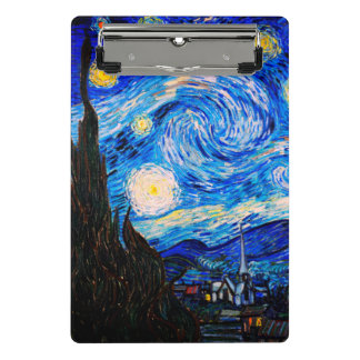 De Sterrennacht van Vincent Van Gogh Mini Klembord