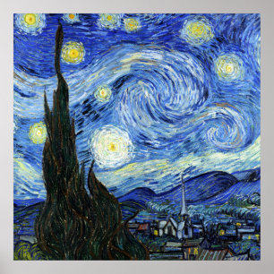 De Sterrennacht van Vincent Van Gogh Poster