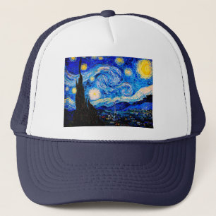 De Sterrennacht van Vincent Van Gogh Trucker Pet