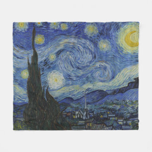 De Sterrennacht (Vincent van Gogh) (bekende kunst) Fleece Deken