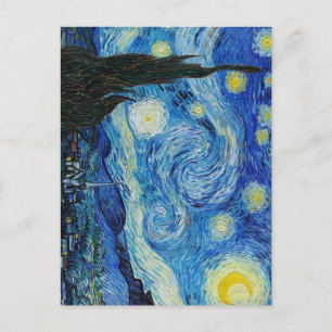 De Sterrennacht Vincent van Gogh Kunstwerk Feestdagenkaart