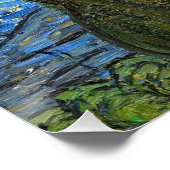 De Sterrennacht - Vincent van Gogh Perfect Poster (Hoek)