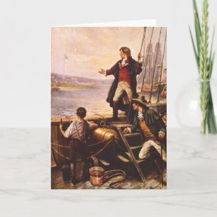 De stervormige banner van Percy Moran Kaart