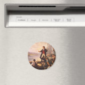 De stervormige banner van Percy Moran Magneet (Insitu (Vaatwasser))