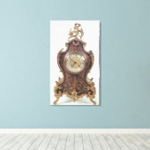 De steunklok van de steen door A.Brocot Delettrez Canvas Afdruk (Insitu (Houten vloer))