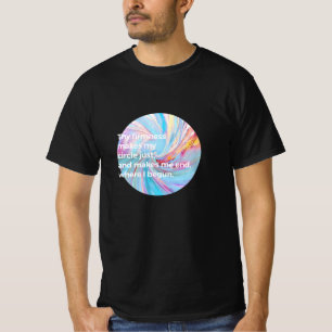 De stevigheid van Turquoise Quote Hoodie T-shirt