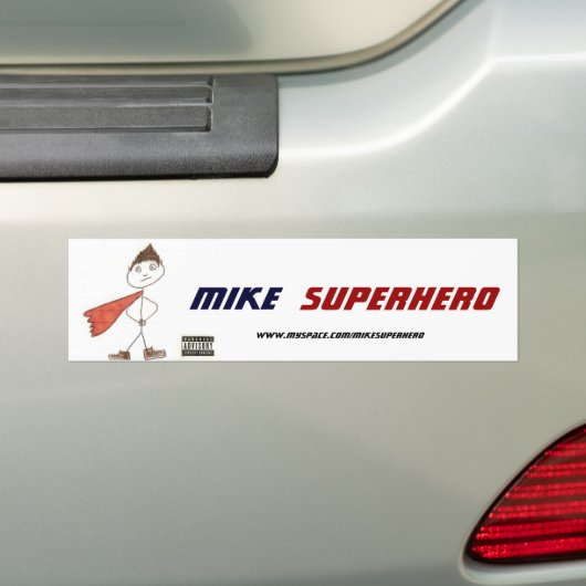 De sticker 1 (Op auto)