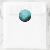 De sticker 'De grote buitenwereld' (Tas)