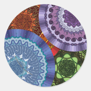 De Sticker Elementen Mandalas