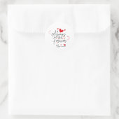 De Sticker van Always & Forever Valentijns (Tas)