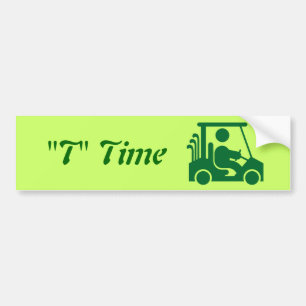 De Sticker van de Bumper van het Golf van de Tijd 
