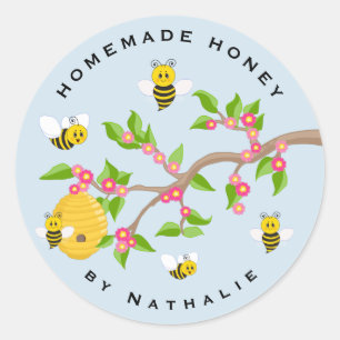 De Sticker van de Kruik van de honing