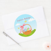 De Sticker van de Mand van Pasen (Envelop)