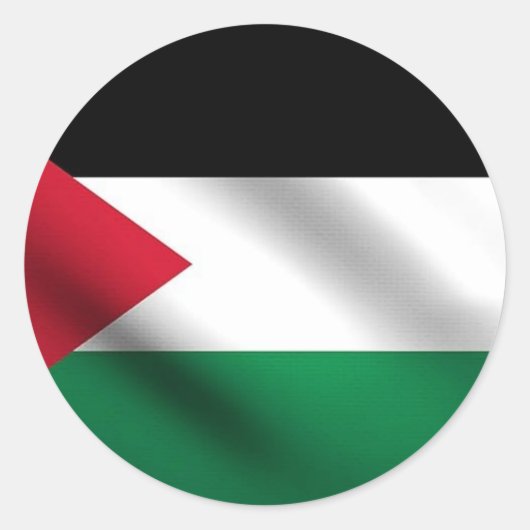 De Sticker van de Palestijnse vlag (Voorkant)