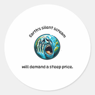 De Sticker van de Stille Schreeuw van de Aarde