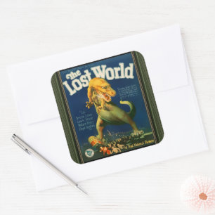 De sticker van de verloren wereld