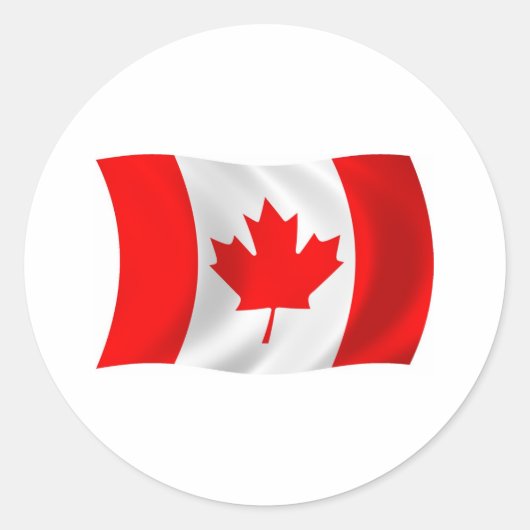 De Sticker van de Vlag van Canada (Voorkant)