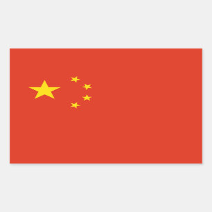 De Sticker van de Vlag van China