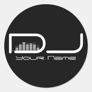 De Sticker van DJ