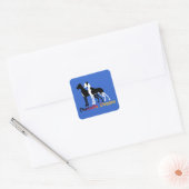 De Sticker van Doggen van Deutsche (Envelop)