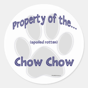 De Sticker van het Bezit van de chow-chow