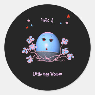 De Sticker van het meisje (veranderingswoorden)