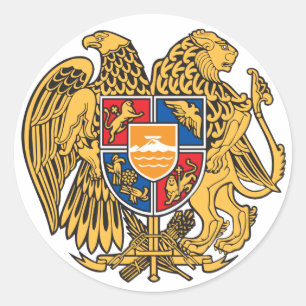 De Sticker van het Wapenschild van Armenië