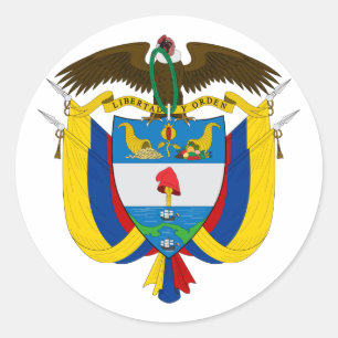 De Sticker van het Wapenschild van Colombia