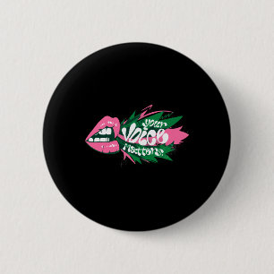 De Sticker van je stem Ronde Button 5,7 Cm
