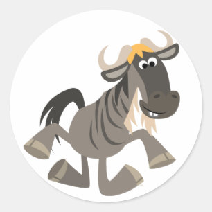 De Sticker van Wildebeest van de Tapdansen van de