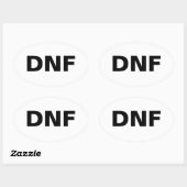 De Sticker voor wanneer je de race niet afmaakt (Vel)