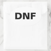 De Sticker voor wanneer je de race niet afmaakt (Tas)