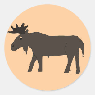 De stickers van de Amerikaanse elanden van de