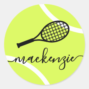 De Stickers van de Ball van Tennis Persoonlijke Na