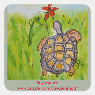 De Stickers van de Schildpad van de woestijn