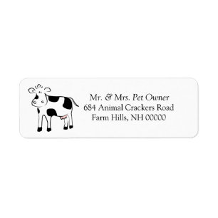 De Stickers van het Adresetiket van de Terugkeer