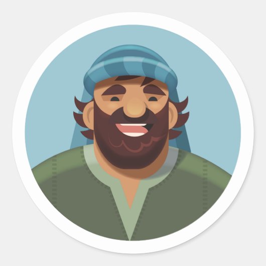 De Stickers van het Herderslied: John (Voorkant)