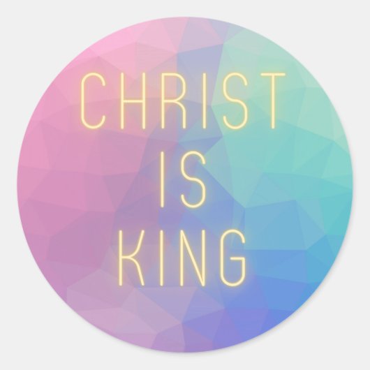 De Stickers zijn Koning Christus (Voorkant)