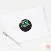 De Stigma bestrijden. Bewustmaking van de geesteli Ronde Sticker (Envelop)