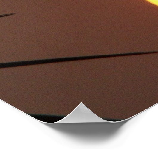 De stijgende zon poster (Hoek)