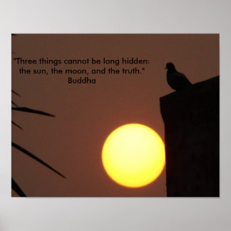 De stijgende zon poster