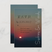 De stijgende Zon RSVP (Voorkant / Achterkant)