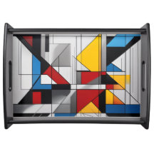 De Stijl Abstract Geometrisch Primaire Kleuren